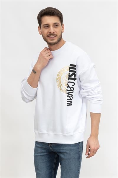 Just Cavalli Erkek Bisiklet Yaka Sweatshirt