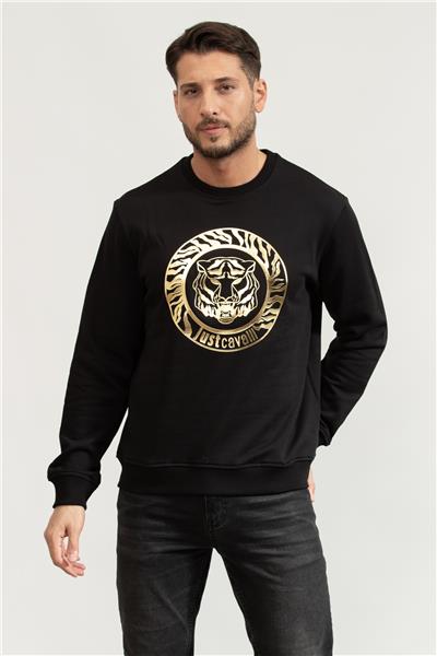 Just Cavalli Erkek Bisiklet Yaka Sweatshirt