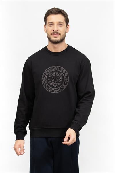 Just Cavalli Erkek Bisiklet Yaka Sweatshirt