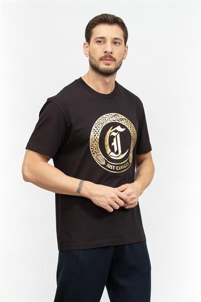 Just Cavalli Erkek Bisiklet Yaka T-Shirt