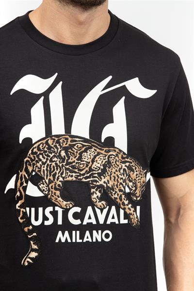 Just Cavalli Erkek Bisiklet Yaka T-Shirt