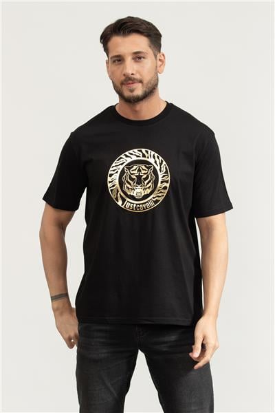 Just Cavalli Erkek Bisiklet Yaka T-Shirt