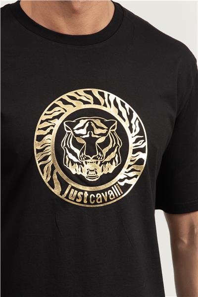 Just Cavalli Erkek Bisiklet Yaka T-Shirt