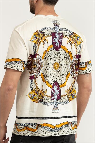 Just Cavalli Erkek Bisiklet Yaka T-Shirt