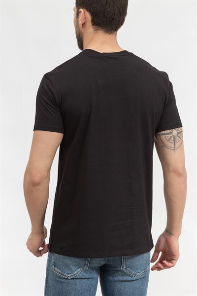 Just Cavalli Erkek Bisiklet Yaka T-Shirt Siyah