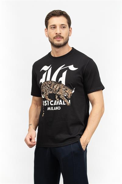 Just Cavalli Erkek Bisiklet Yaka T-Shirt
