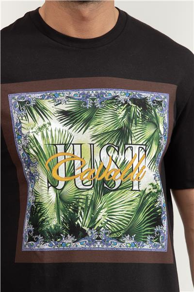 Just Cavalli Erkek Bisiklet Yaka T-Shirt