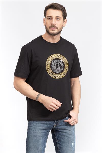 Just Cavalli Erkek Bisiklet Yaka T-Shirt