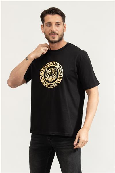 Just Cavalli Erkek Bisiklet Yaka T-Shirt