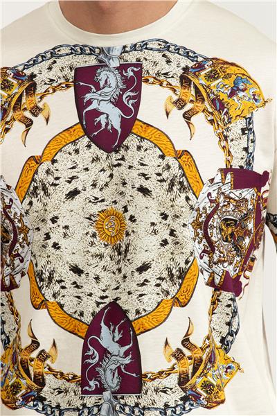 Just Cavalli Erkek Bisiklet Yaka T-Shirt