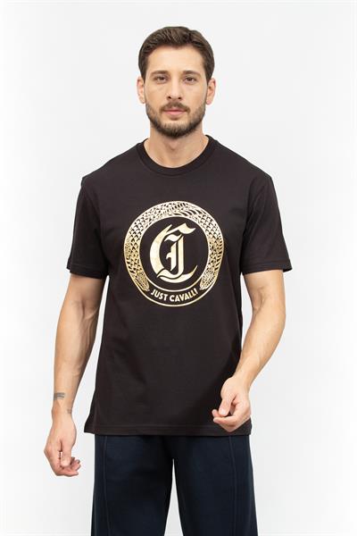 Just Cavalli Erkek Bisiklet Yaka T-Shirt