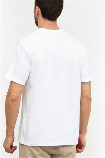 Just Cavalli Erkek Bisiklet Yaka T-Shirt Beyaz