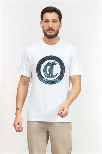 Just Cavalli Erkek Bisiklet Yaka T-Shirt