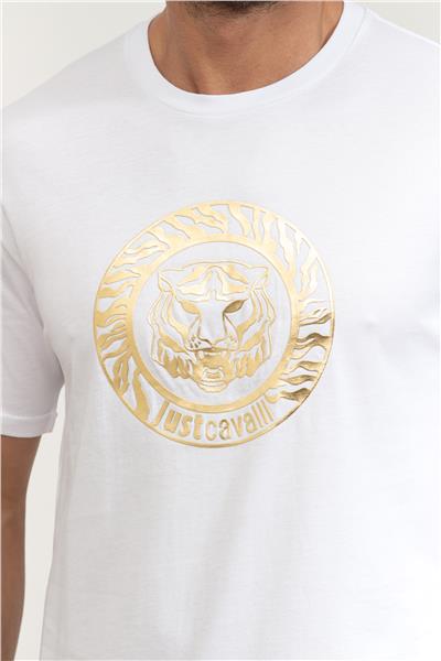 Just Cavalli Erkek Bisiklet Yaka T-Shirt