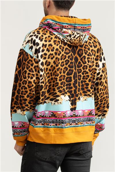 Just Cavalli Erkek Fermuarlı Sweatshirt