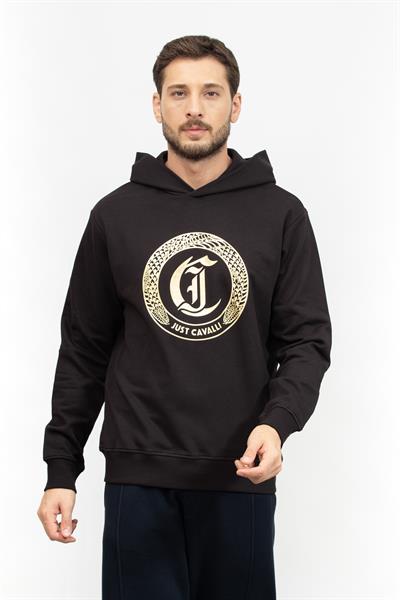 Just Cavalli Erkek Kapüşonlu Sweatshirt