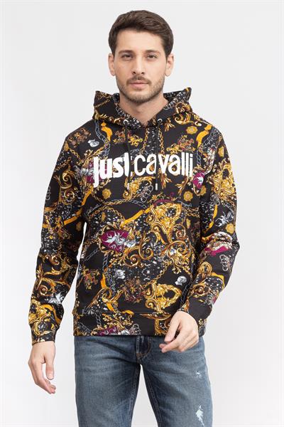 Just Cavalli Erkek Kapüşonlu Sweatshirt