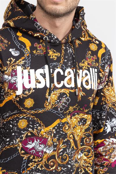 Just Cavalli Erkek Kapüşonlu Sweatshirt
