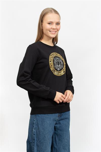 Just Cavalli Kadın Bisiklet Yaka Sweatshirt