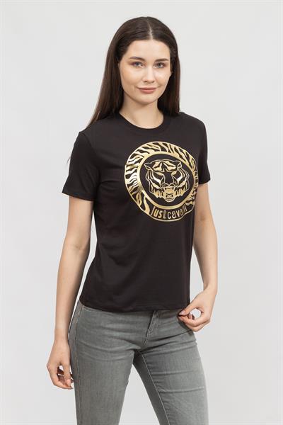 Just Cavalli Kadın Bisiklet Yaka T-Shirt