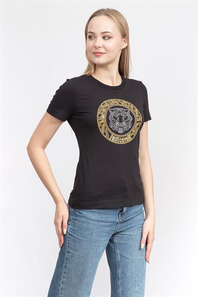 Just Cavalli Kadın Bisiklet Yaka T-Shirt