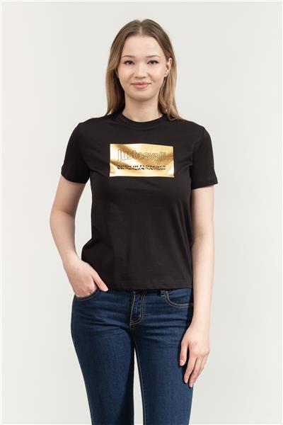 Just Cavalli Kadın Bisiklet Yaka T-Shirt