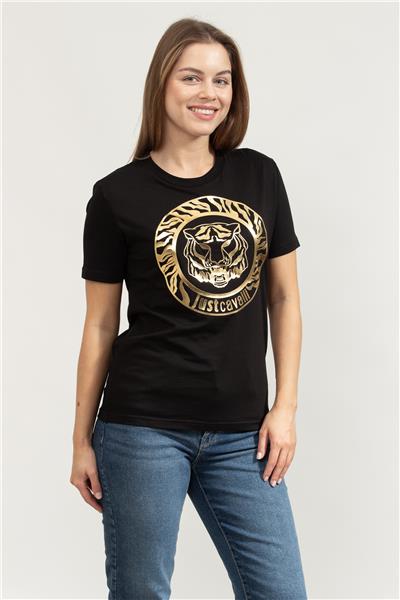 Just Cavalli Kadın Bisiklet Yaka T-Shirt