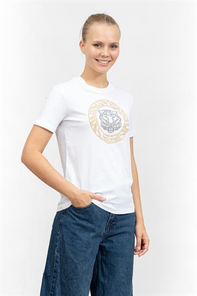 Just Cavalli Kadın Bisiklet Yaka T-Shirt