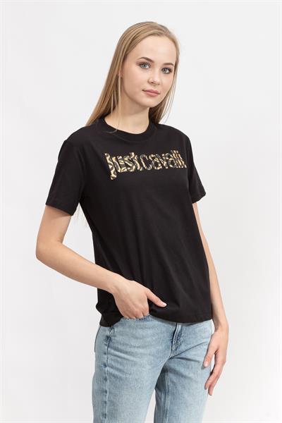 Just Cavalli Kadın Bisiklet Yaka T-Shirt