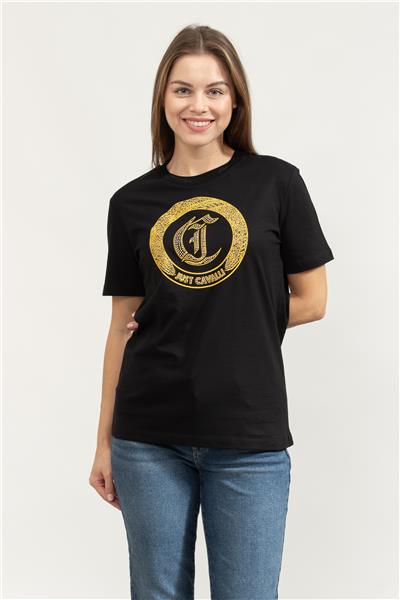 Just Cavalli Kadın Bisiklet Yaka T-Shirt