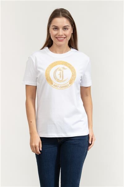 Just Cavalli Kadın Bisiklet Yaka T-Shirt