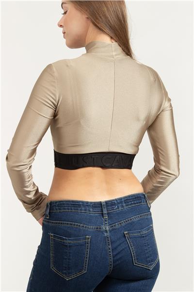 Just Cavalli Kadın Bisiklet Yaka T-Shirt