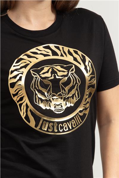 Just Cavalli Kadın Bisiklet Yaka T-Shirt
