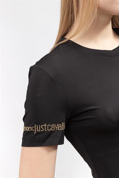Just Cavalli Kadın Bisiklet Yaka T-Shirt