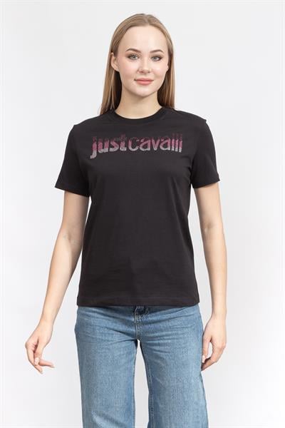 Just Cavalli Kadın Bisiklet Yaka T-Shirt