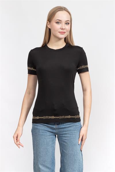 Just Cavalli Kadın Bisiklet Yaka T-Shirt