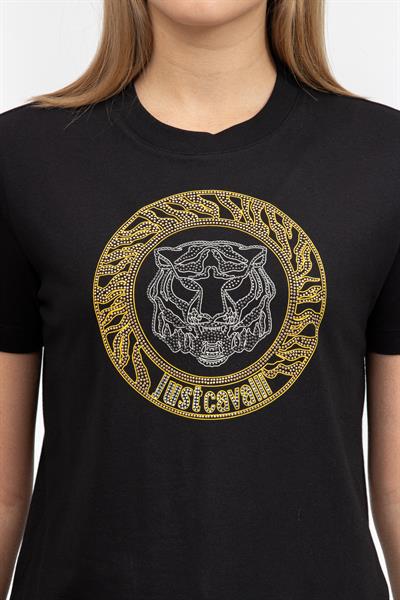 Just Cavalli Kadın Bisiklet Yaka T-Shirt