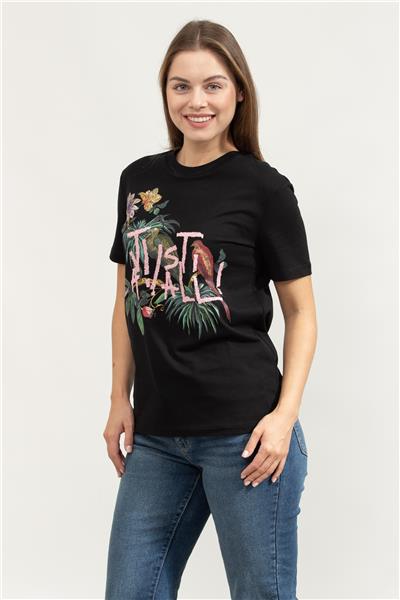 Just Cavalli Kadın Bisiklet Yaka T-Shirt