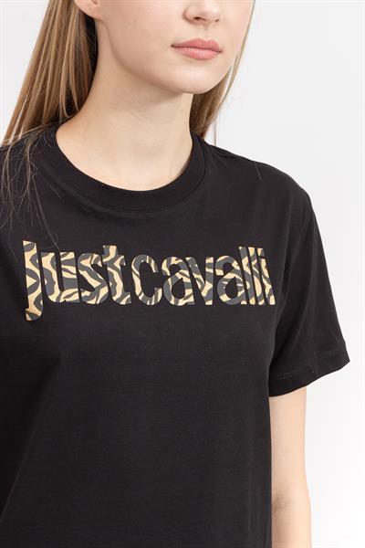 Just Cavalli Kadın Bisiklet Yaka T-Shirt