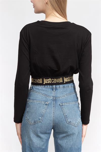 Just Cavalli Kadın Bisiklet Yaka T-Shirt