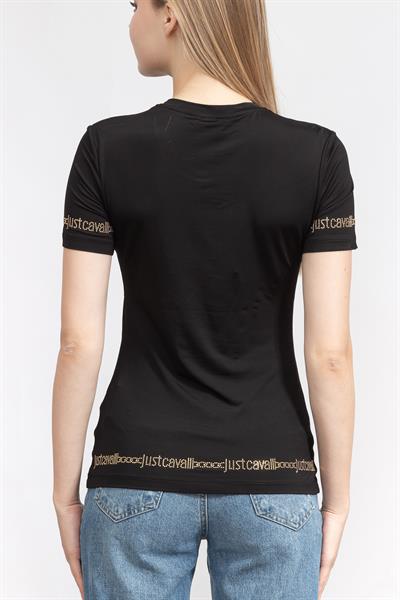 Just Cavalli Kadın Bisiklet Yaka T-Shirt