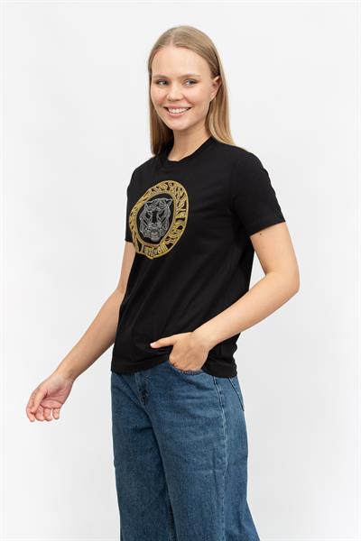Just Cavalli Kadın Bisiklet Yaka T-Shirt