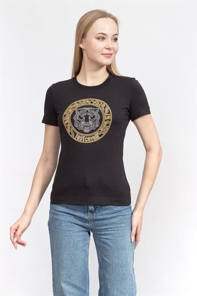 Just Cavalli Kadın Bisiklet Yaka T-Shirt