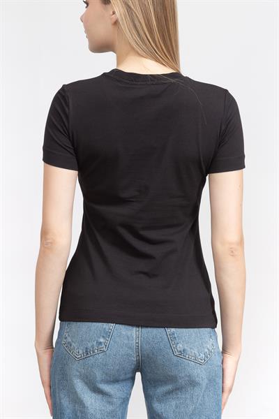 Just Cavalli Kadın Bisiklet Yaka T-Shirt