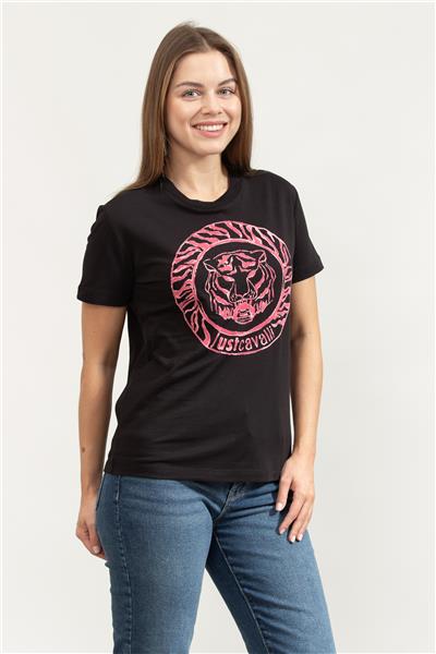 Just Cavalli Kadın Bisiklet Yaka T-Shirt