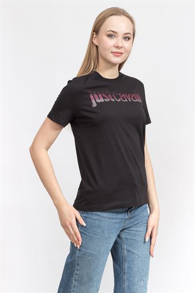 Just Cavalli Kadın Bisiklet Yaka T-Shirt