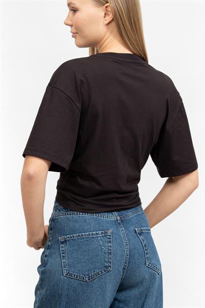 Just Cavalli Kadın Bisiklet Yaka T-Shirt