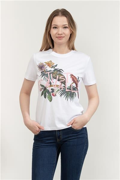Just Cavalli Kadın Bisiklet Yaka T-Shirt
