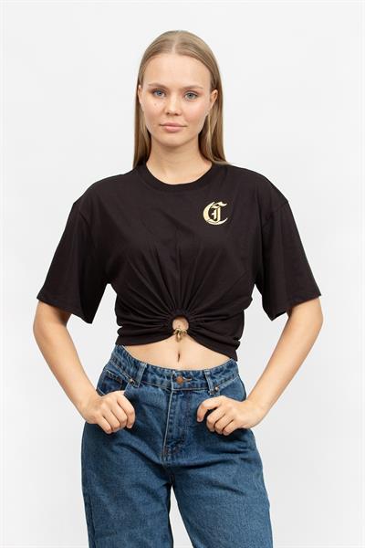 Just Cavalli Kadın Bisiklet Yaka T-Shirt