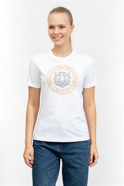 Just Cavalli Kadın Bisiklet Yaka T-Shirt